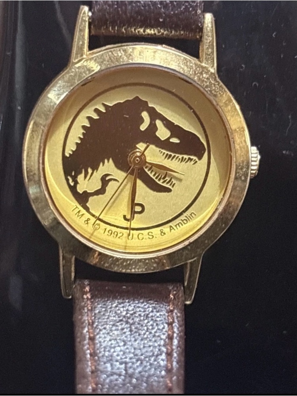 Promotional 1992 Jurassic T-Rex Safari Watch U.C.S. & Amblin Untested